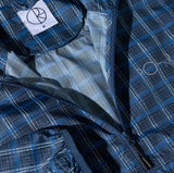 Chase Light Shell Jacket, Blue Check
