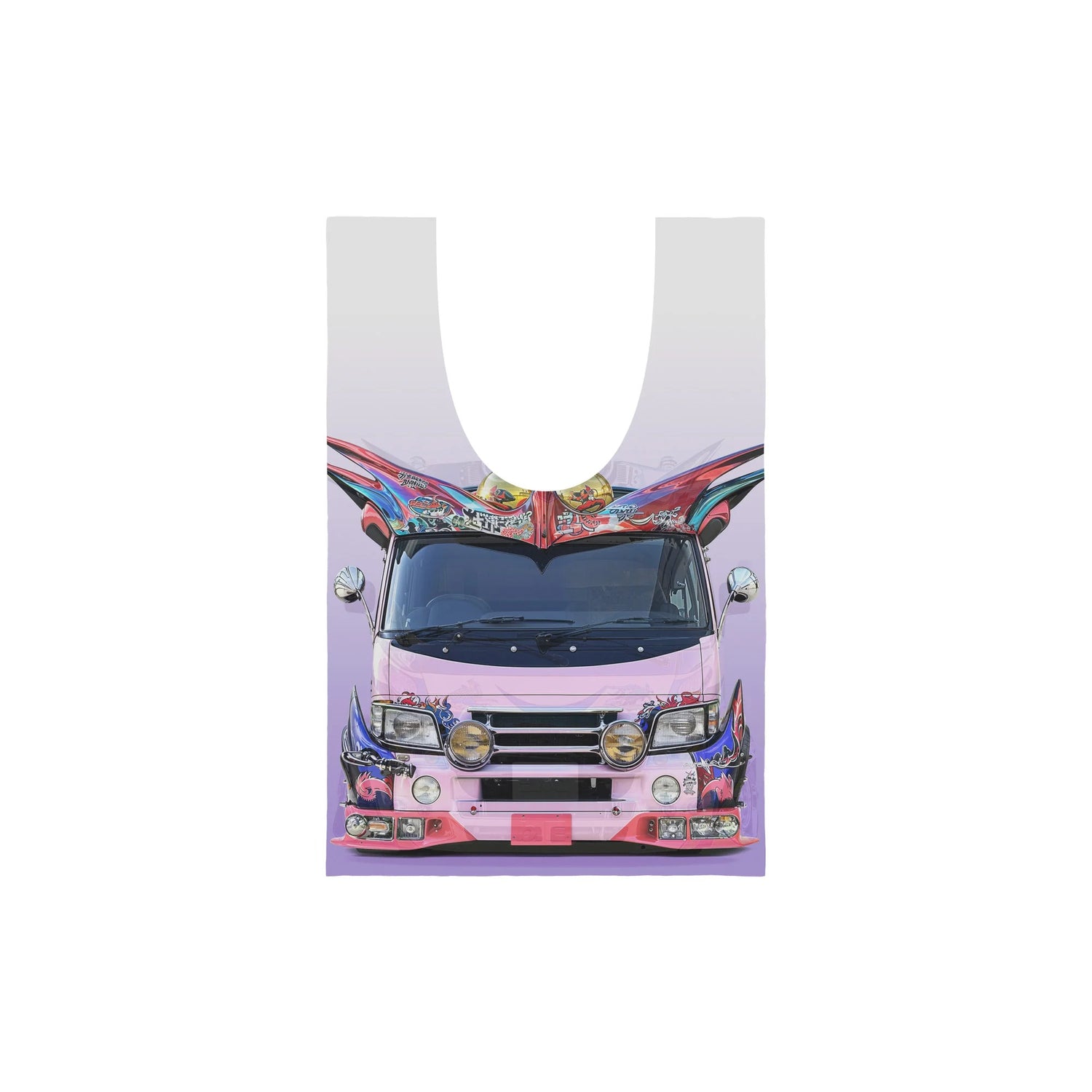 Dekotora Reusable Bag Mini, Purple / Green