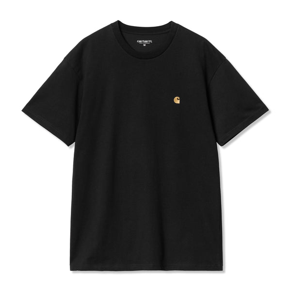 Carhartt WIP Chase Tee, Black / Gold