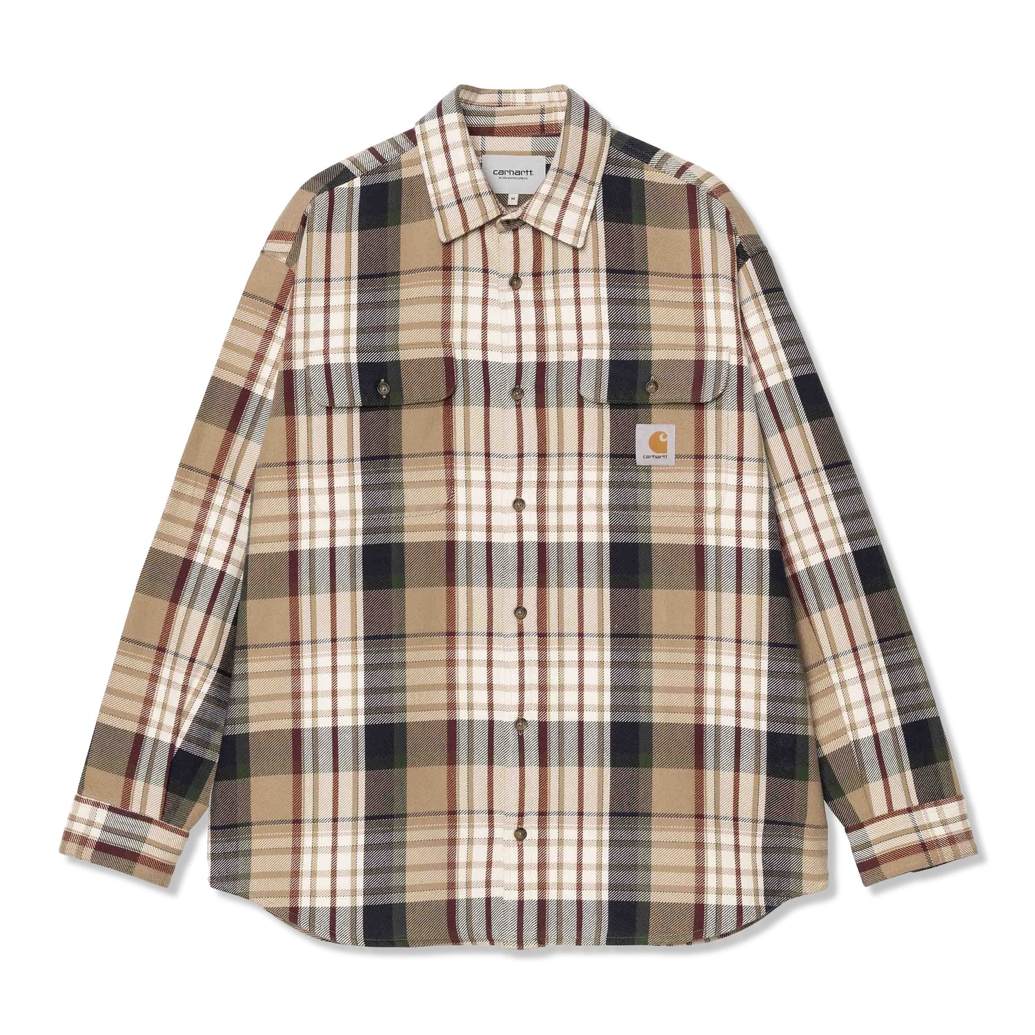 Long Sleeve Tamblyn Shirt, Tamblyn Check / Leather