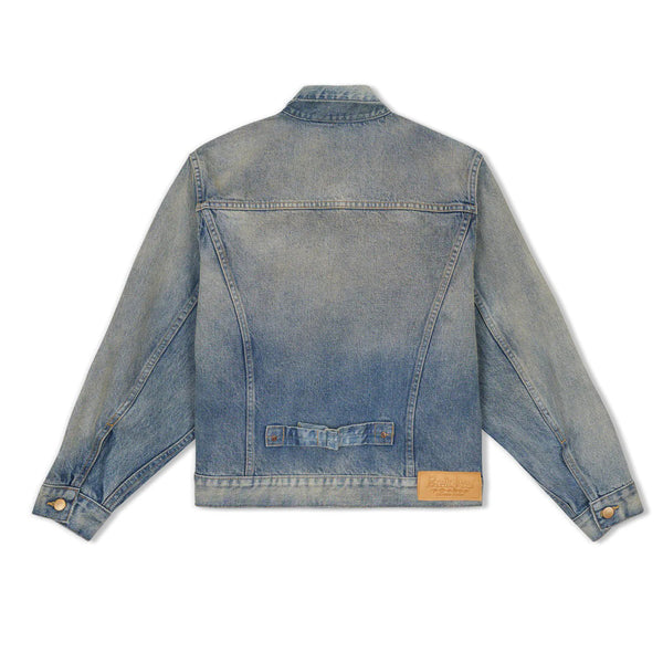 Brain Dead Denim Trucker Jacket, Washed Indigo