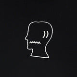Brain Dead Logohead Tee, Black