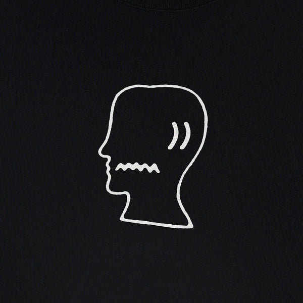 Brain Dead Brain Dead Logohead Tee, Black