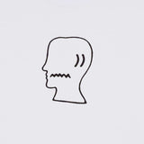 Brain Dead Logohead Tee, White
