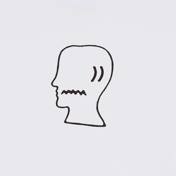 Brain Dead Brain Dead Logohead Tee, White