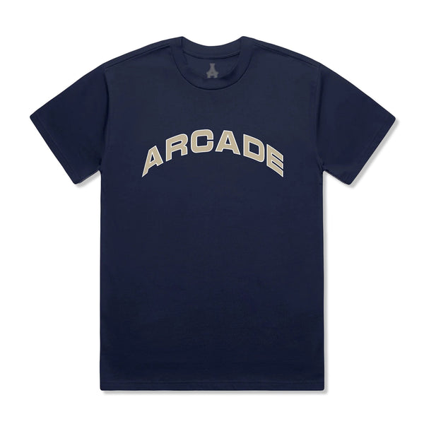 Arcade New Arch Tee, Navy