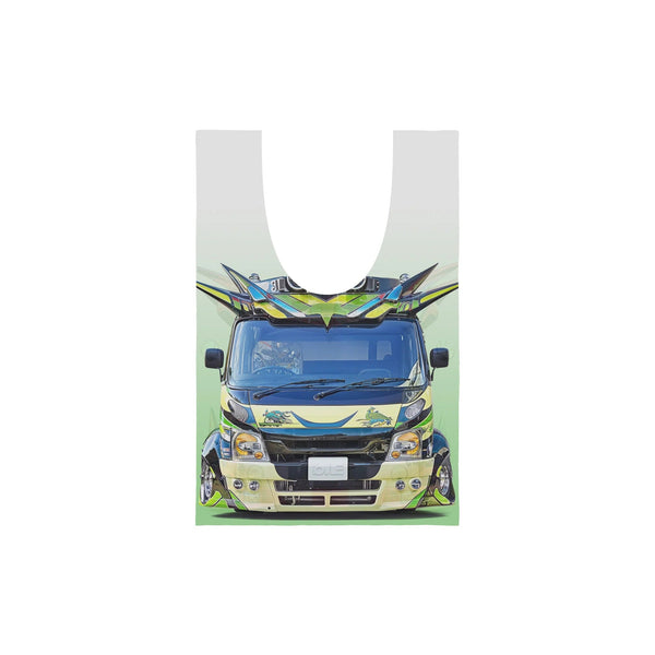 b.Eautiful Dekotora Reusable Bag Mini, Purple / Green