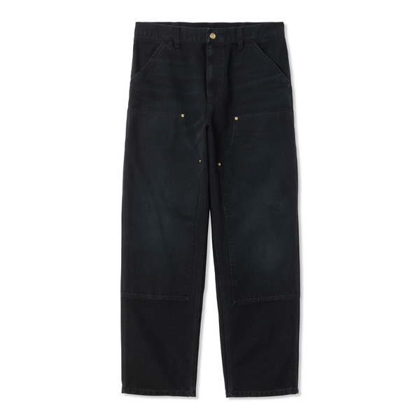 Carhartt WIP Double Knee Pant, Black Stone Washed