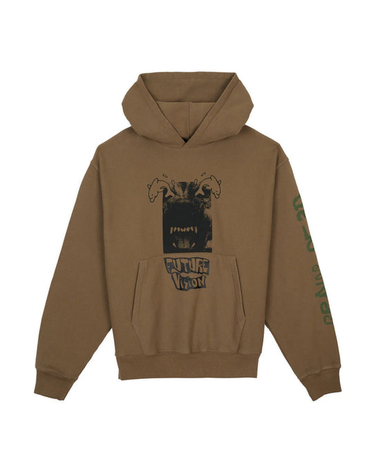 Future Vision Pullover Hood, Coffee