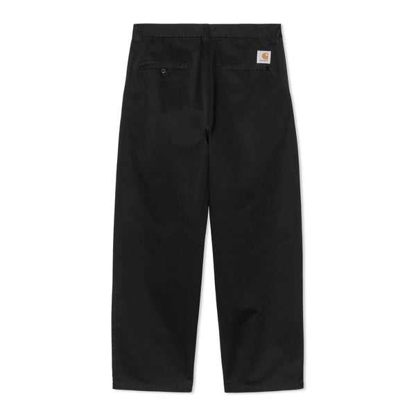 Carhartt WIP Brady Pant, Black Stone Washed