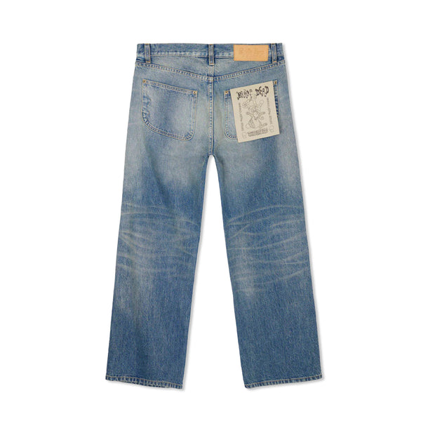 Brain Dead Selvedge Denim Pant, Washed Indigo