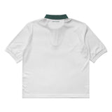 Quarter Zip Jersey Polo, Natural