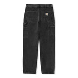 Single Knee Pant, Black Stone Washed