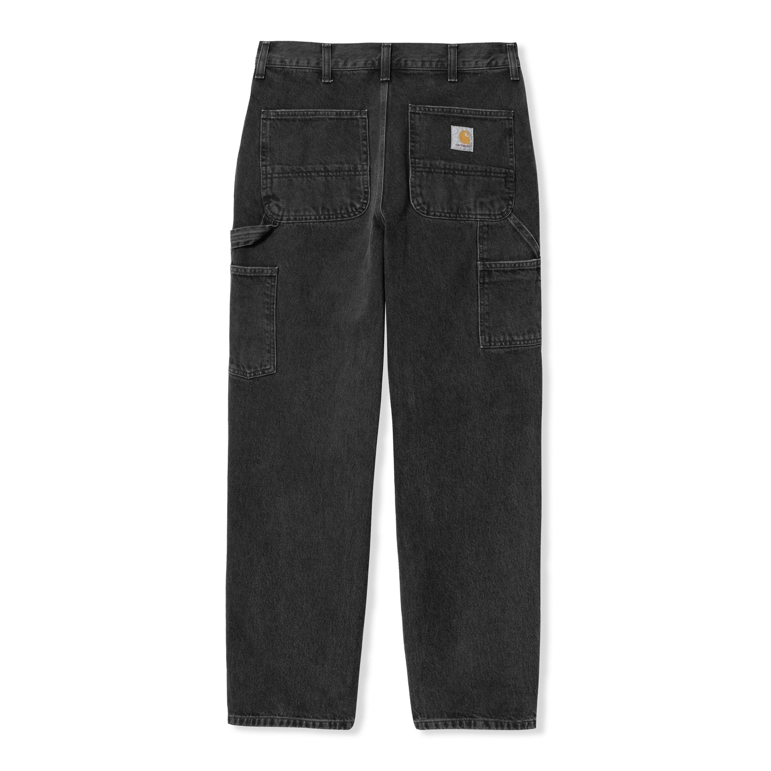Single Knee Pant, Black Stone Washed