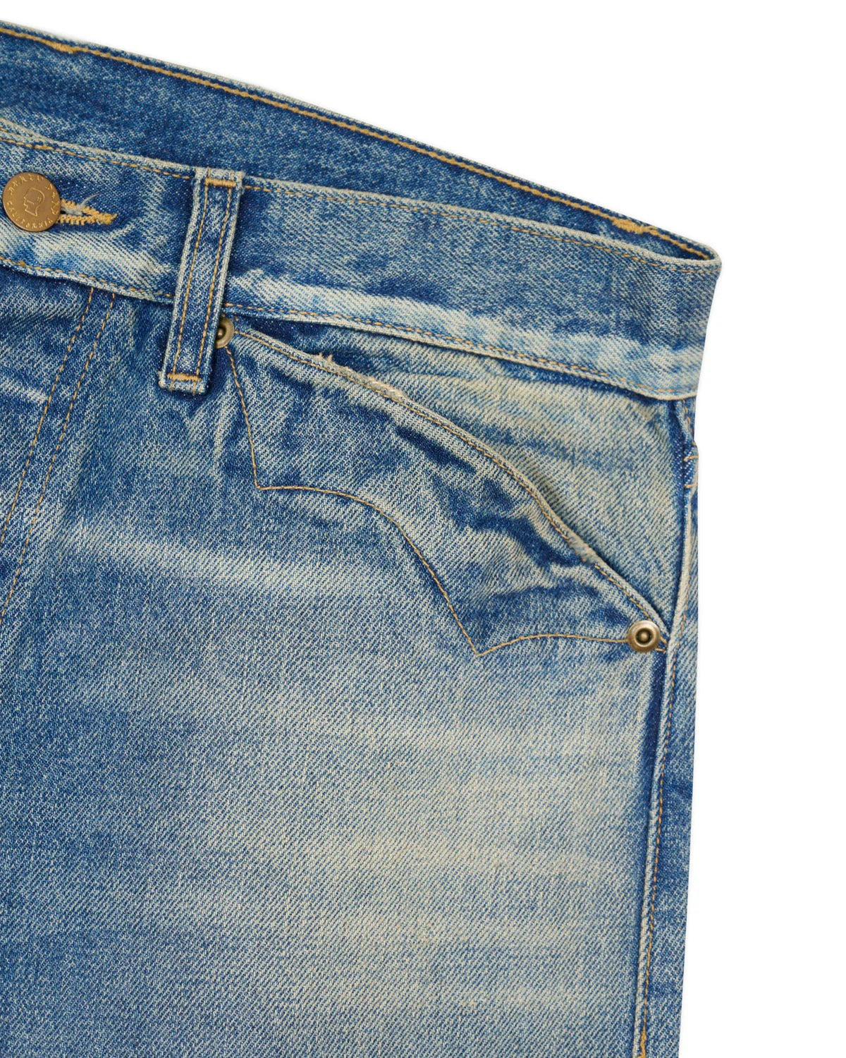 Selvedge Denim Pant, Washed Indigo