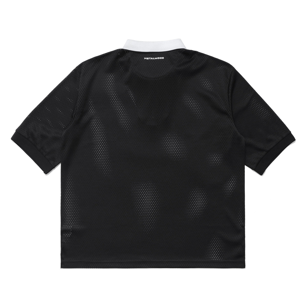 Quarter Zip Jersey Polo, Black