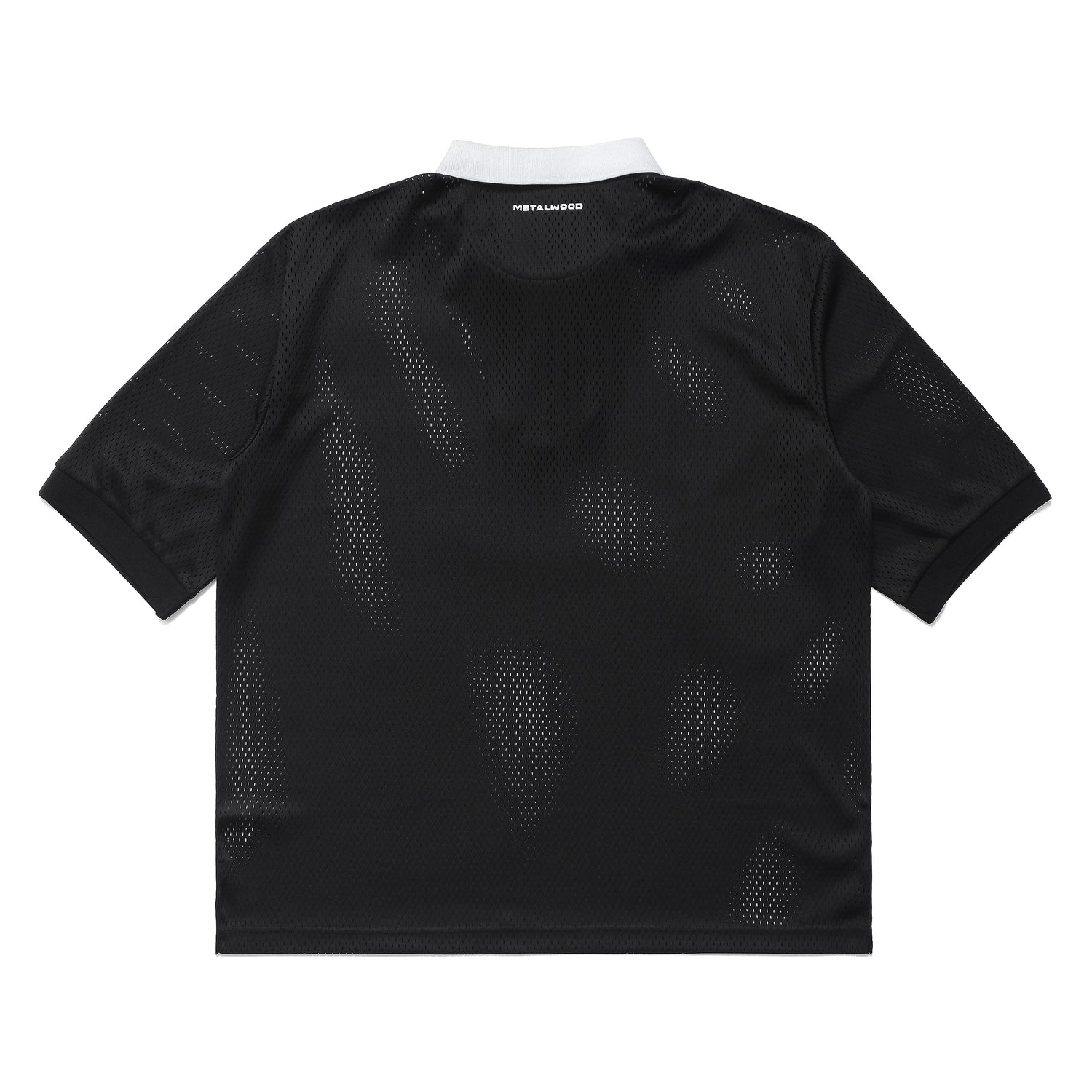 Quarter Zip Jersey Polo, Black