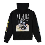 Brain Dead x Aliens Pullover Hood, Black
