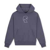Brain Dead Logohead Pullover Hood, Slate