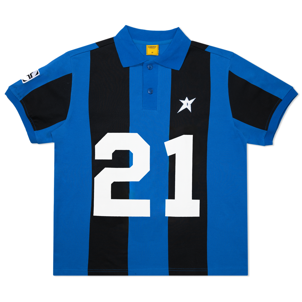 Polo Jersey, Blue Stripe
