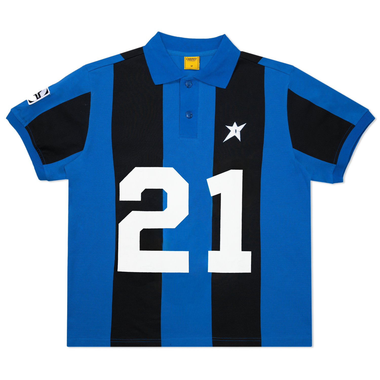 Polo Jersey, Blue Stripe