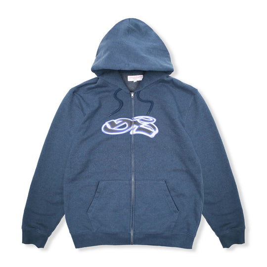 YS Spray Zip-Thru Hood, Blue