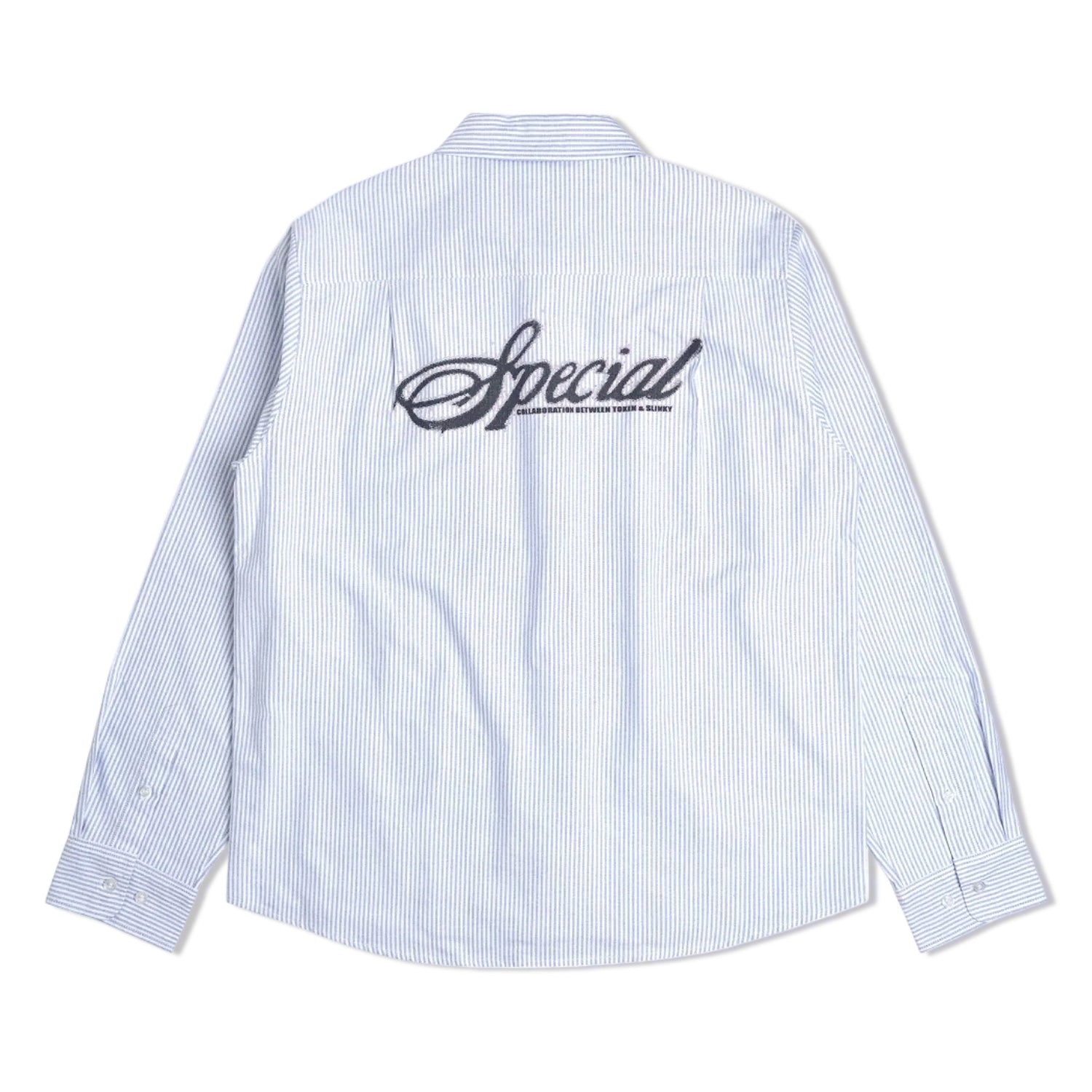 Puppy World Shirt, Blue / White striped