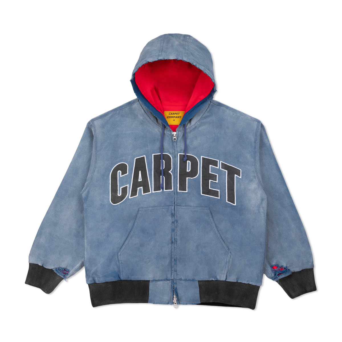 Battered Varsity Work Jacket, Blue