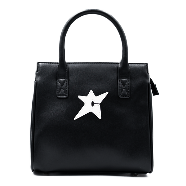 Carpet Company C-Star Leather Purse, Black