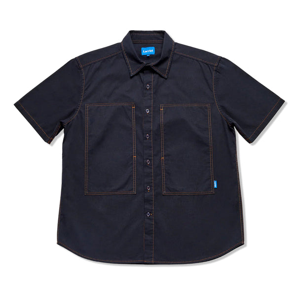 Larriet Cliff Short Sleeve Shirt, Navy