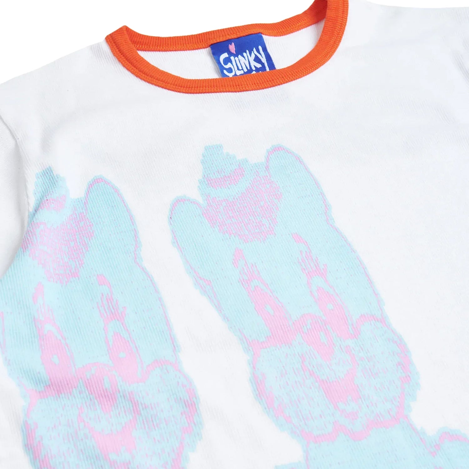 Cutie Ringer Unisex Tee, White