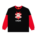Devil Julius L/S Tee, Black