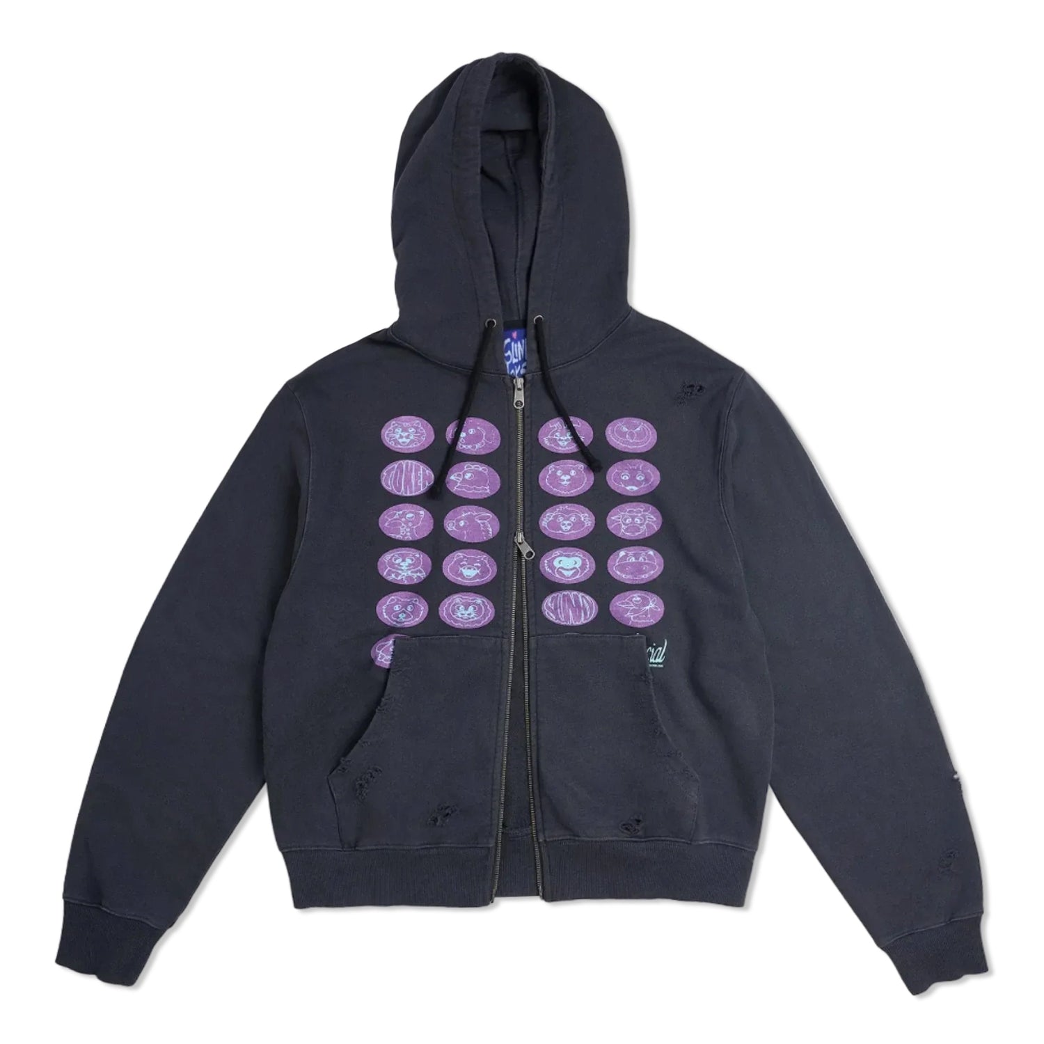 How I Feel Zip-Thru Pullover Hood, Graphite