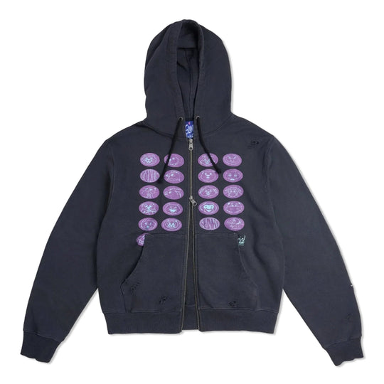 How I Feel Zip-Thru Pullover Hood, Graphite