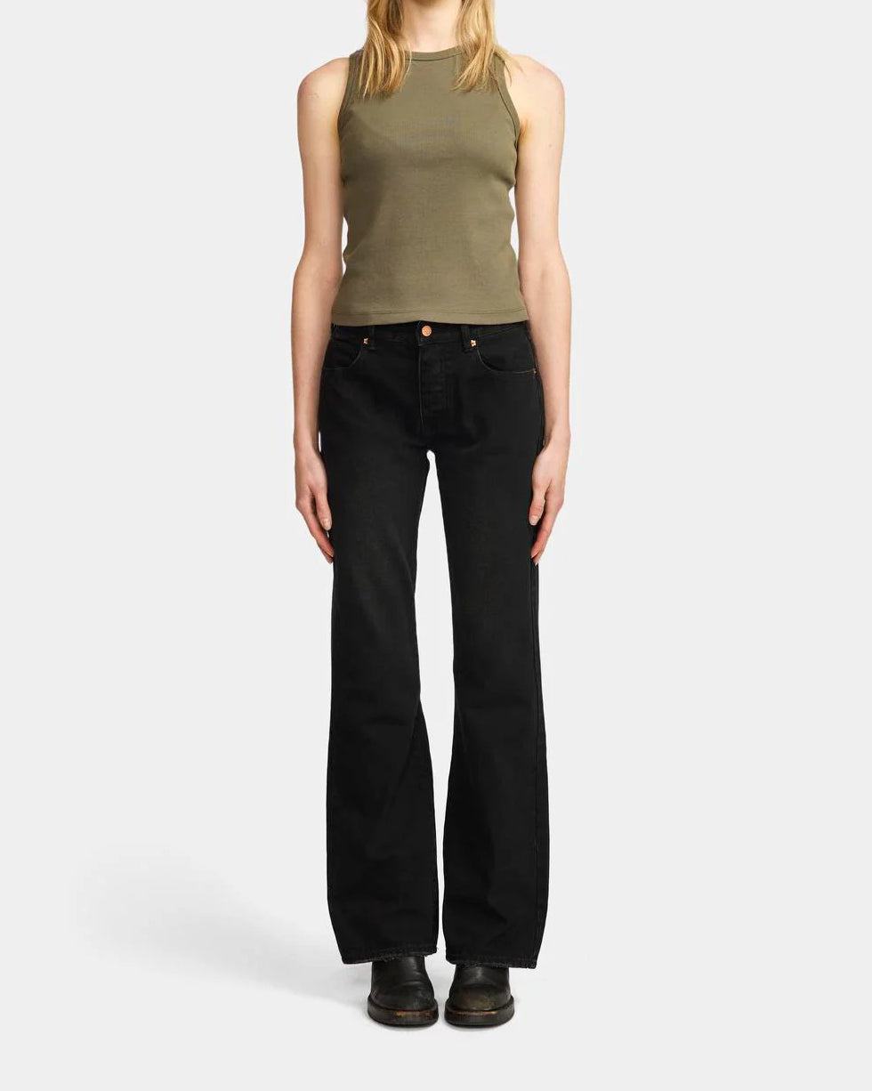 Womens Vini Denim Jeans, Used Black