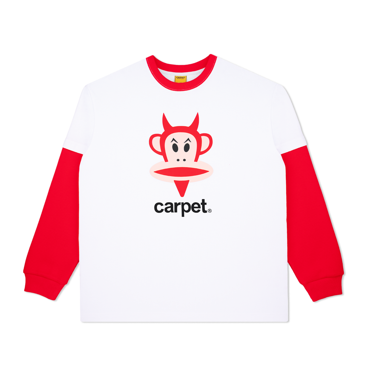 Devil Julius L/S Tee, White