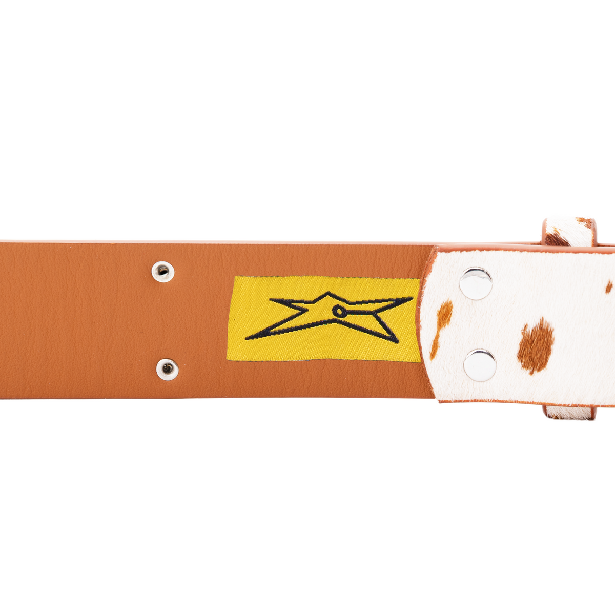 Pony Hair Studded Belt, Pony