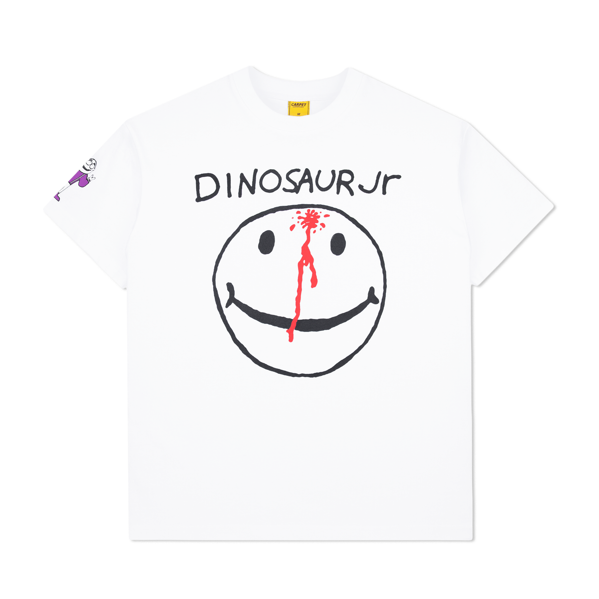 Dinosaur Jr Smiley Tee, White