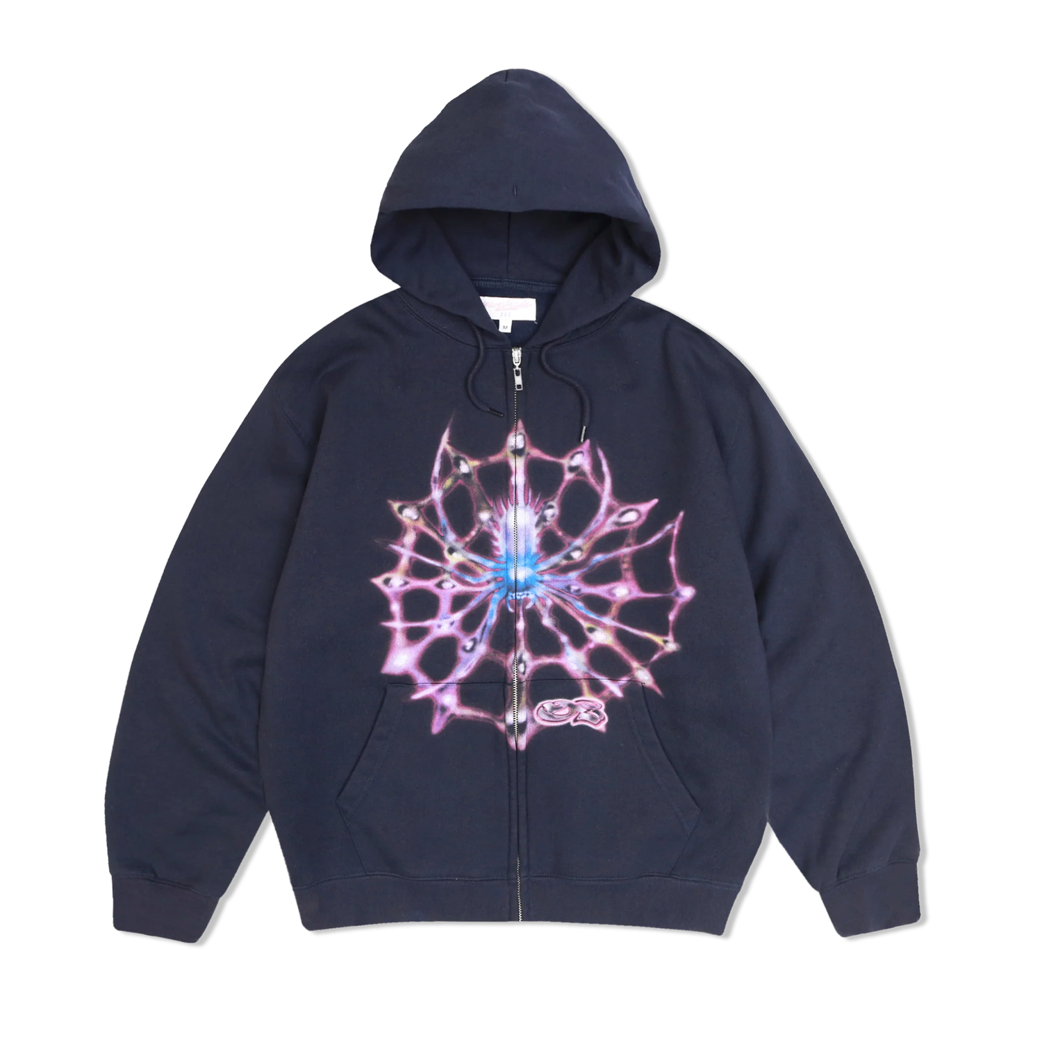 Webber Zip-Thru Pullover Hood, Navy