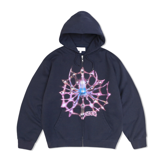 Webber Zip-Thru Pullover Hood, Navy