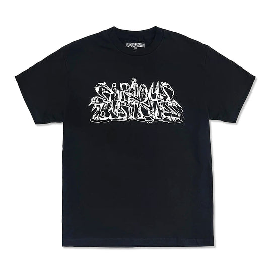 Antwan Horfee x Gallery Commune 'Serious Business' Tee, Black