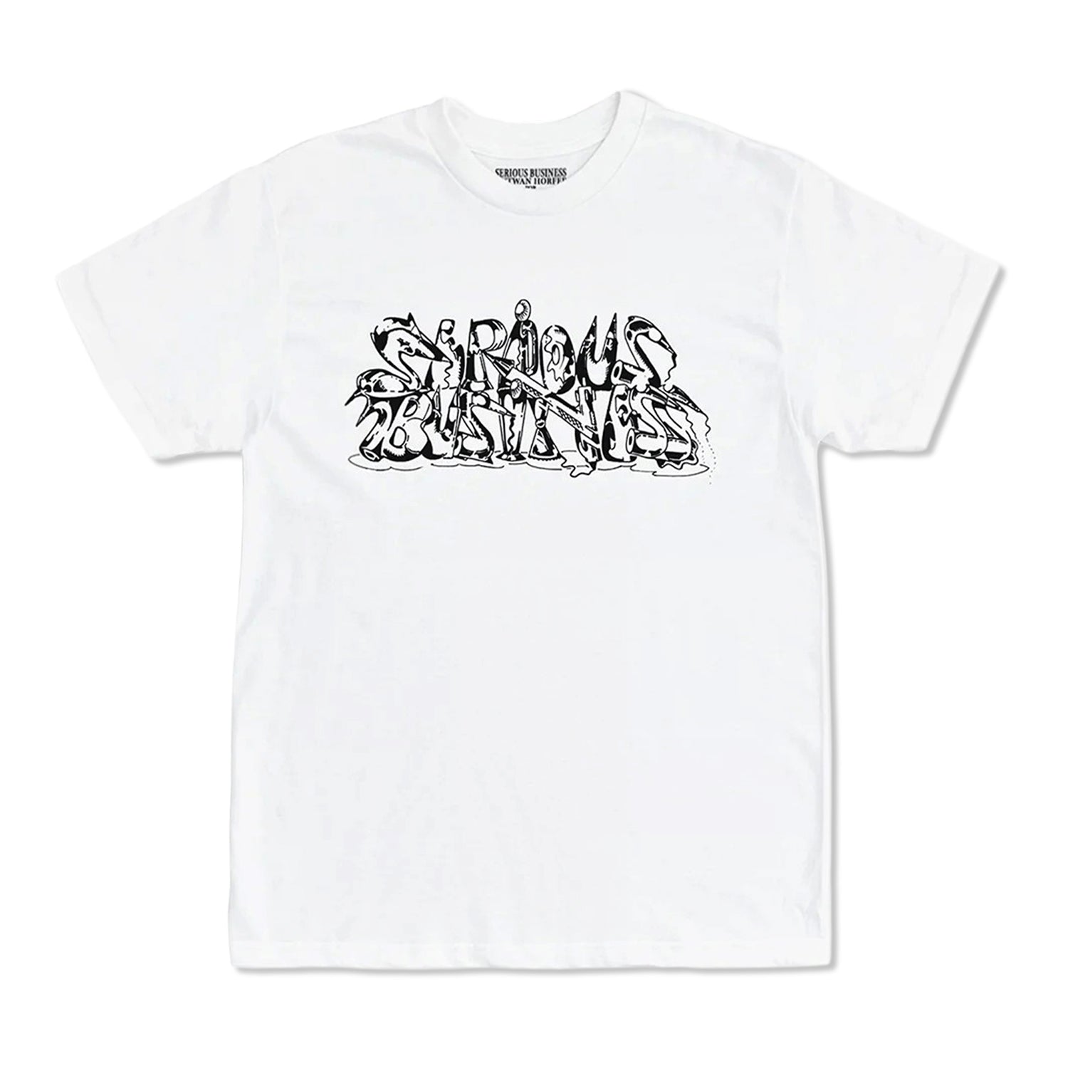Antwan Horfee x Gallery Commune 'Serious Business' Tee, White