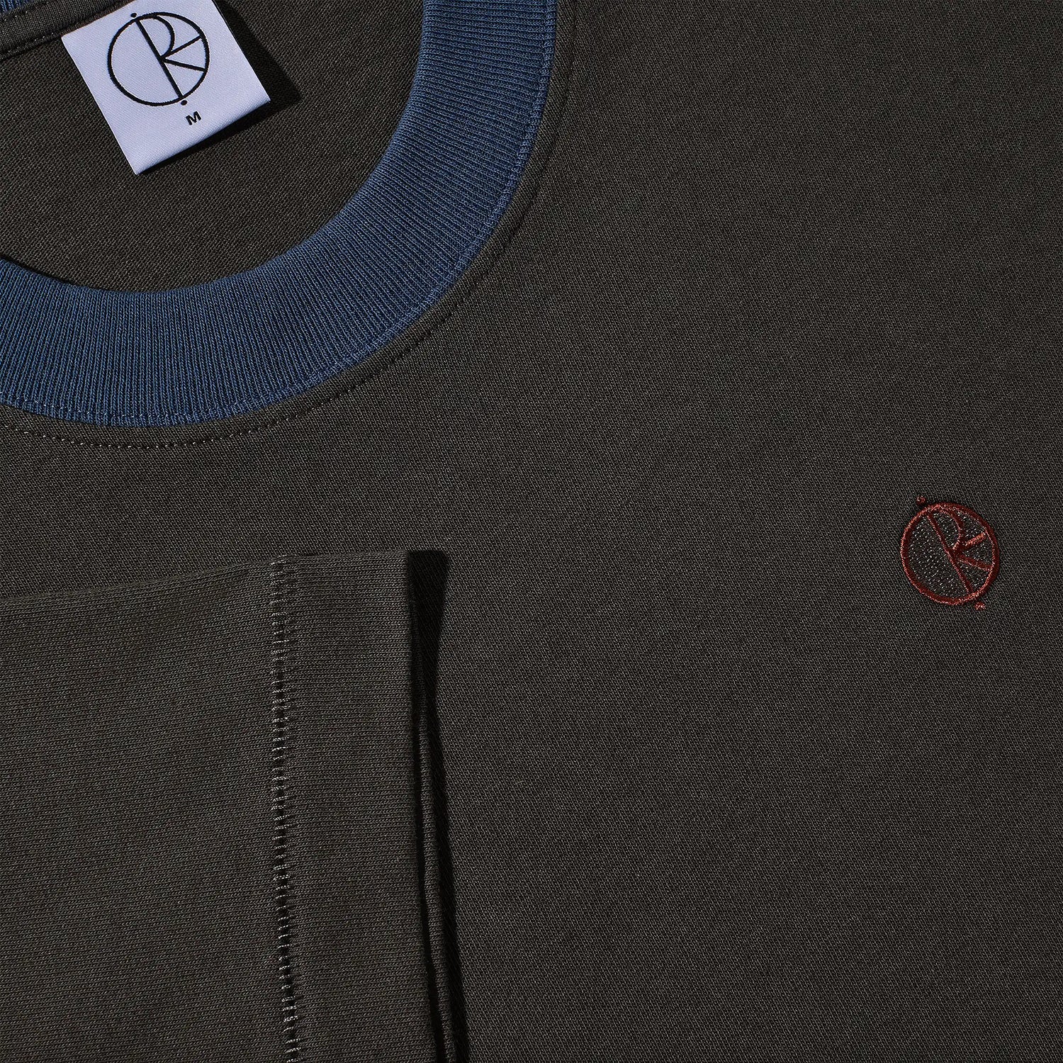 Surf Panel Tee, Dirty Black/Grey Blue