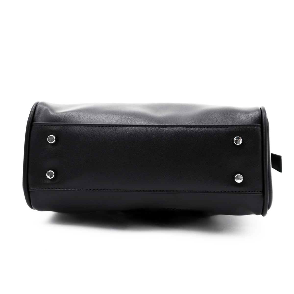 C-Star Leather Purse, Black