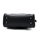 C-Star Leather Purse, Black