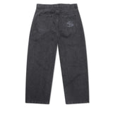 Slub Stain Phantasy Denim Jean, Black