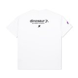 Dinosaur Jr Smiley Tee, White
