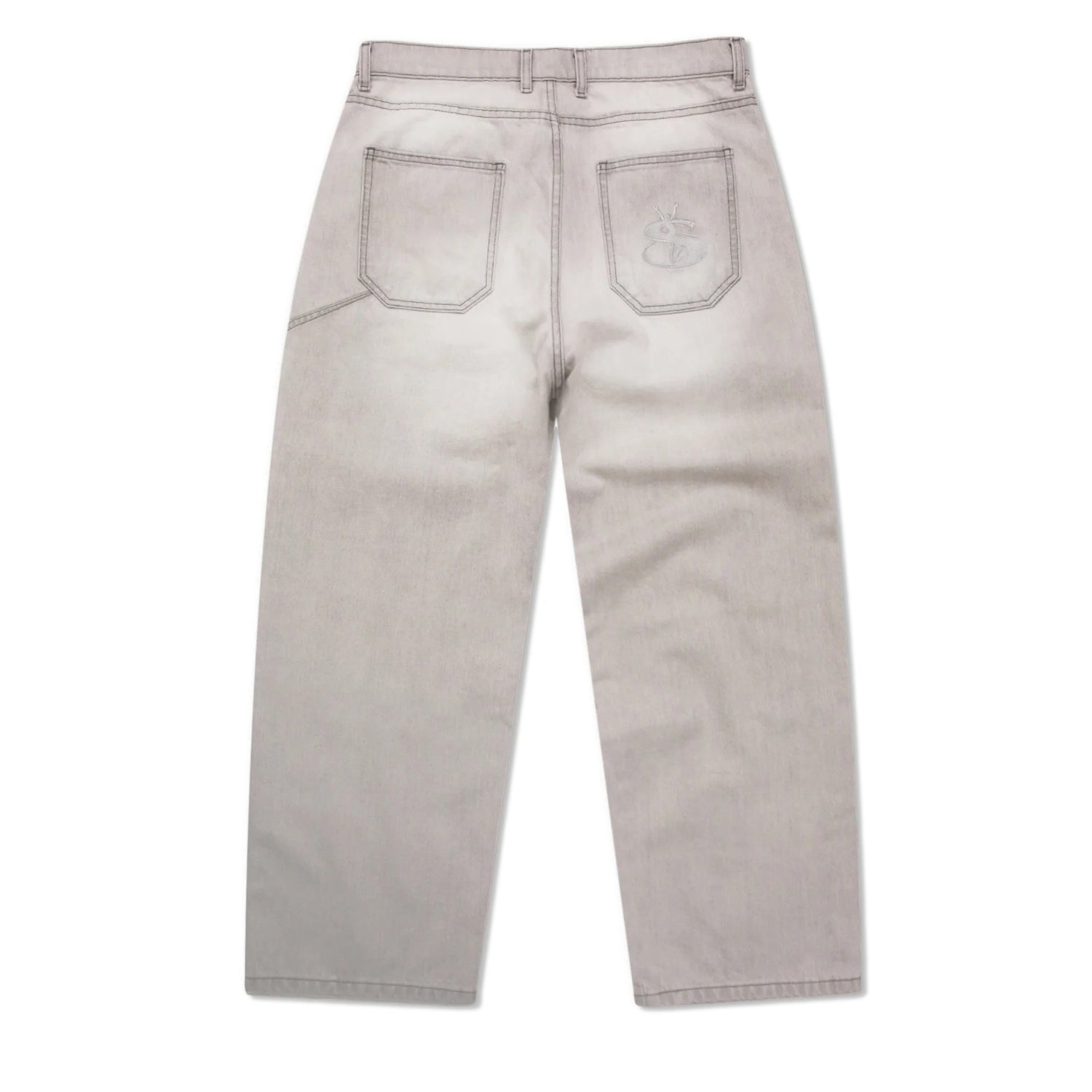 Slub stain Phantasy Denim Jean, Silver