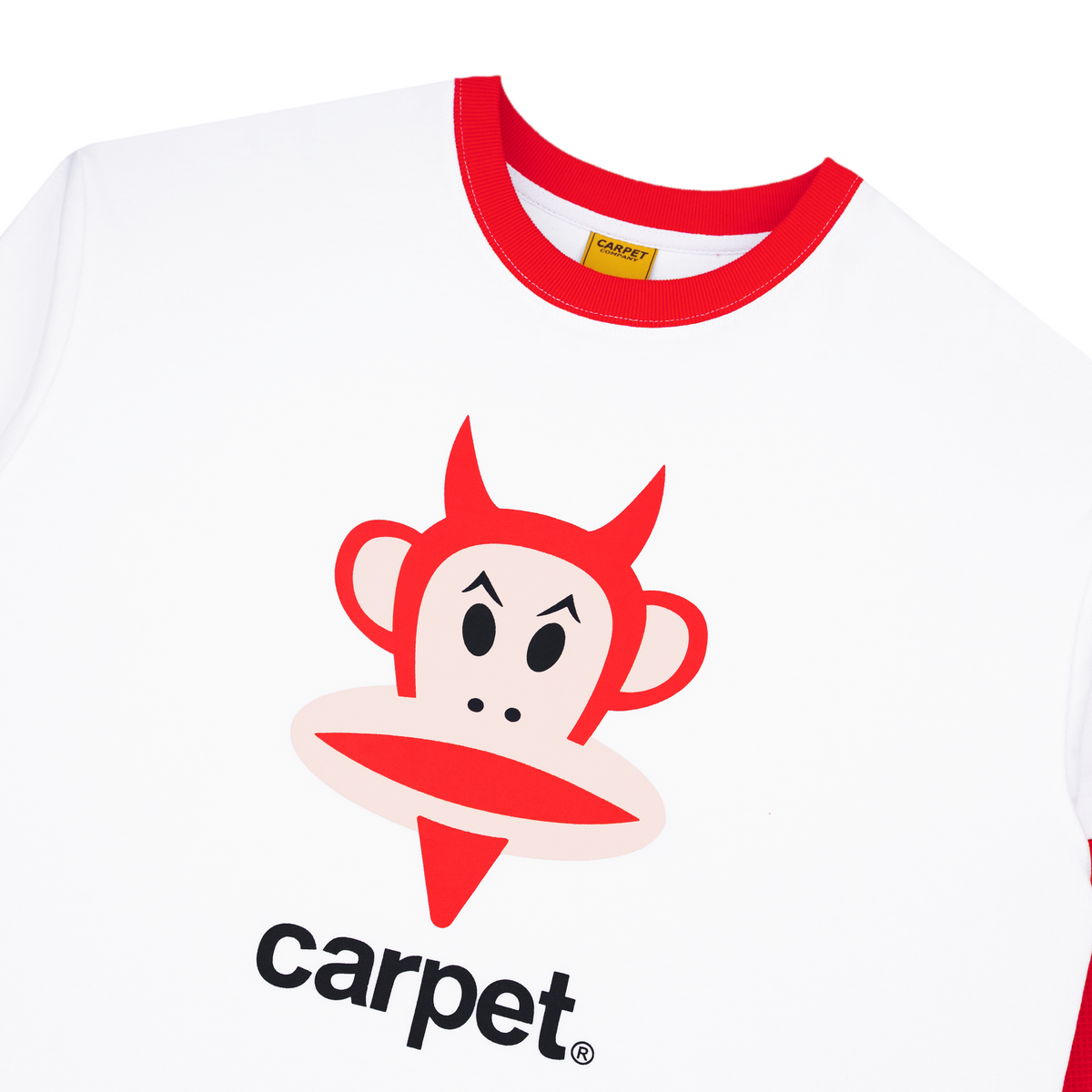 Devil Julius L/S Tee, White