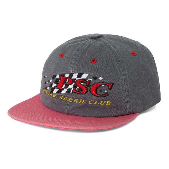 Polar Speed Club Michael Hat, Grey / Red